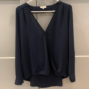💥HP💥 Ycoo paris navy blue blouse